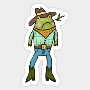 Howdy Frog-ner! Sticker